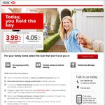 HSBC - Home Value Loan - Variable 3.99% (4.05% Comparison) - Owner Occupier Only