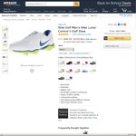 Nike Golf Men's Nike Lunar Control II Golf Shoe (White) USD $95.87 or AUD $135.47 Shipped @ Amazon