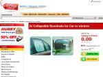 2x Collapsible Sunshade for Car or Window, Pickup For Free $0.00.