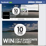 Win 1 of 4 Samsonite Curv Cases from Strandbags