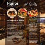 Harros Pizzas (St Kilda East, VIC) 10% off When Ordering Online