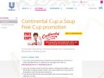 Buy 6 Continental Cup Soups, Get Free Personalised Mug