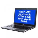 Acer Timeline 13.3" HD, 4GB, 250GB HDD $499 after Cash Back FREE SHIPPING