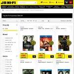 JB Hi-Fi Top 50 TV Franchise 25% off