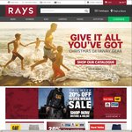 $10 off Voucher on Rays Outdoors (Min Spend of ~$100)