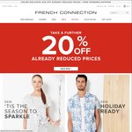 French Connection - 20% off Sale and Outlet Items with Free Shipping (Online Only)