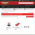 SCA Combo - Garage Creeper and Roller Stool $74.78 @ Supercheap Auto