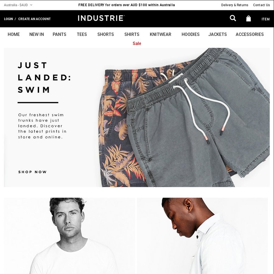 10% off The Industrie Clothing Online Store - OzBargain