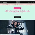 45% off (Excluding Sale Category) + Delivery @ Missguided Australia
