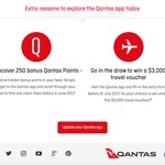 Earn 250 Frequent Flyer Points for Updating/Browsing The Qantas App