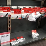 Genuine Canon Ink Clearance +20% off @Myer e.g. 650/651/670/671 XL $15.20