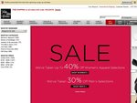 Saks Sale 30% - 40% off (Versace, Armani, Gucci, Burberry)