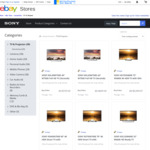 14.5% off Selected LCD / OLED TV's (Factory Seconds) @ Sony eBay Store