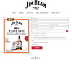Win 1/84 $1000 EFTPOS cards from Beam Suntory (Purchase Jim Beam from BWS)