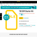 Optus $30 SIM Starter Kit for $10 @ Optus Online Store