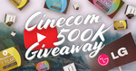 Win an LG 38" UltraWide Monitor (38WK95C) or 1 of 6 Runner-up Prizes from Cinecom