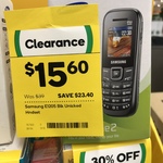 [WA] Samsung E1205 2G Mobile Unlocked $15.60 @ Woolworths (Bulkcreek)