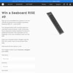 Win a Seaboard RISE 49 Worth $1099 from ROLI Ltd