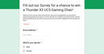 Win a Thunder X3 UC5 Gaming Chair Worth $399 from Umart