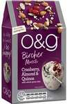 1/2 price Uncle Tobys O&G Bircher Muesli Cranberry Almond & Quinoa $2.84 @ Woolworths