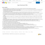 $10 off Your First in-App Purchase Using The eBay App @ eBay.com.au