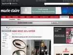 Nine West: 20% Off All Full-Priced Items Voucher