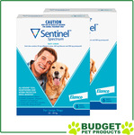 [eBay Plus] Sentinel Spectrum Blue Worm Treatment for Large Dogs 12 Pack $162.33 @ BudgetPetProducts eBay