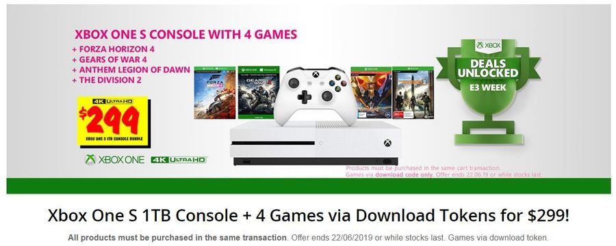 xbox one s ozbargain