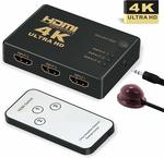 3x1 HDMI Switch (Supports 4K) with Remote Control - $12.59 + Delivery (Free with Prime/ $49 Spend) @ Amazon AU