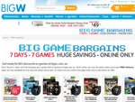 7 Days 7 Games - Big W Online Only (All 7 Deals Listed)