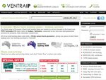VentraIP: 25% off 1 Year Hosting + Bunnings Card E.g. $45 for 5G Disk/50G Bw and $10 Card