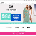 35% off Sitewide (Including Sale) & 40% off Dresses and Playsuits @ Dotti