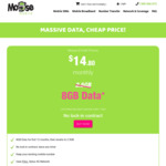 8GB Mobile Plan for $14.80/Month @ Moose Mobile (New Customers)