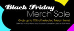 Madman's Black Friday Merch Sale - up to 70% off Selected Merch Items ($7 Shipping or Free for Orders over $75)