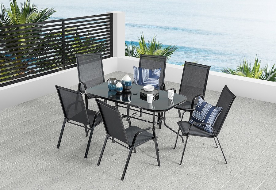 Sailor 7 Piece Outdoor Setting 99 Amart Furniture (Discount in