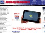 Kaver KM705B 7" Android Tablet / Android 2.2 / 800MHz / 256MB / 2GB $99