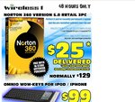 Norton 360v5 & 4GB USB Key $25 Delivered after $30 Cashback (or Pick up in Store)