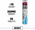 SiS Go Hydro Electrolyte Tablets, Lemon/Berry Flavour, 20 Tablets $6.08 Delivered (Subscribe & Save) @ Amazon AU