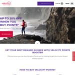 10% to 20% Discount When Buying Virgin Australia Velocity Frequent Flyer Points