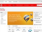 Vodafone Australia $45 Infinite SIM only. Only $10 Min Monthly Spend For Your 1st Month.