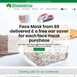Locally Made Reusable Kids Face Mask from $5 and Adult Face Masks from $9 + Free Shipping @ Shopperoo Aus