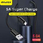 AWEI CL-110T 5A USB to USB Type-C Cable 1m US$1.14 (~A$1.52) Delivered @ Awei Global Store AliExpress