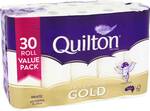 Quilton Gold 4 Ply 140 Sheets Toilet Tissue 30 Pack $13 @ Woolworths