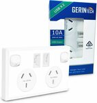 Gerintech Double Powerpoint with 2 USB Ports $10.49 (Was $19.99) + Delivery ($0 with Prime/ $39 Spend) @ Gerintech Amazon AU