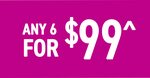 Any 6 Wines from Select Range for $99 + Delivery @ Dan Murphy's