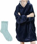 Soft Warm Comfortable Wearable Blanket, Hoodie Blanket, Blue $29.99 Delivered @ Yesdex Amazon AU