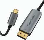 Aluminum 8K USB C to DisplayPort 1.4 Cable 1.8M $25.99, USB C to VGA(1080P) Adapter $14.99 + Delivery @ CableCreation Amazon AU