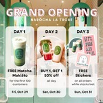 [VIC] Free Matcha Makiato from 11am Friday (29/10) for First 100 Customers @ NaröCha Tea (Melbourne)