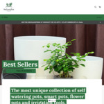 15% off Flower Pots, Planters & Garden Products with 3 or More Items Ordered + Delivery ($0 with $75 Order) @ The Lazy Pot