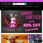 Up to 40% off Everything + $9.90 Delivery ($0 with $200 Order) @ DX Collectables